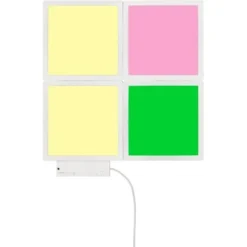 Wofi LED-Lichtkacheln Basis-Set 4er Mit RGB Farbwechsel -Angebote Licht Welt Store 9530817 13