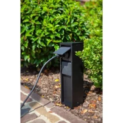 Lutec Stromverteiler Mains Schwarz -Angebote Licht Welt Store 958584 3746 04