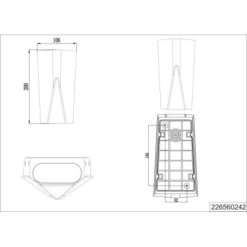 Trio LED-Außenwandleuchte Tay Anthrazit -Angebote Licht Welt Store 958671 2451 DRW