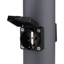 Globo Außenleuchte Boston Edelstahl Anthrazit Mit 2 Steckdosen & Bewegungssensor -Angebote Licht Welt Store 965030 3749 5