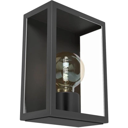 Eglo Außenwandleuchte Alamonte 1 Schwarz 1 Eglo Außenwandleuchte Alamonte 1 Schwarz